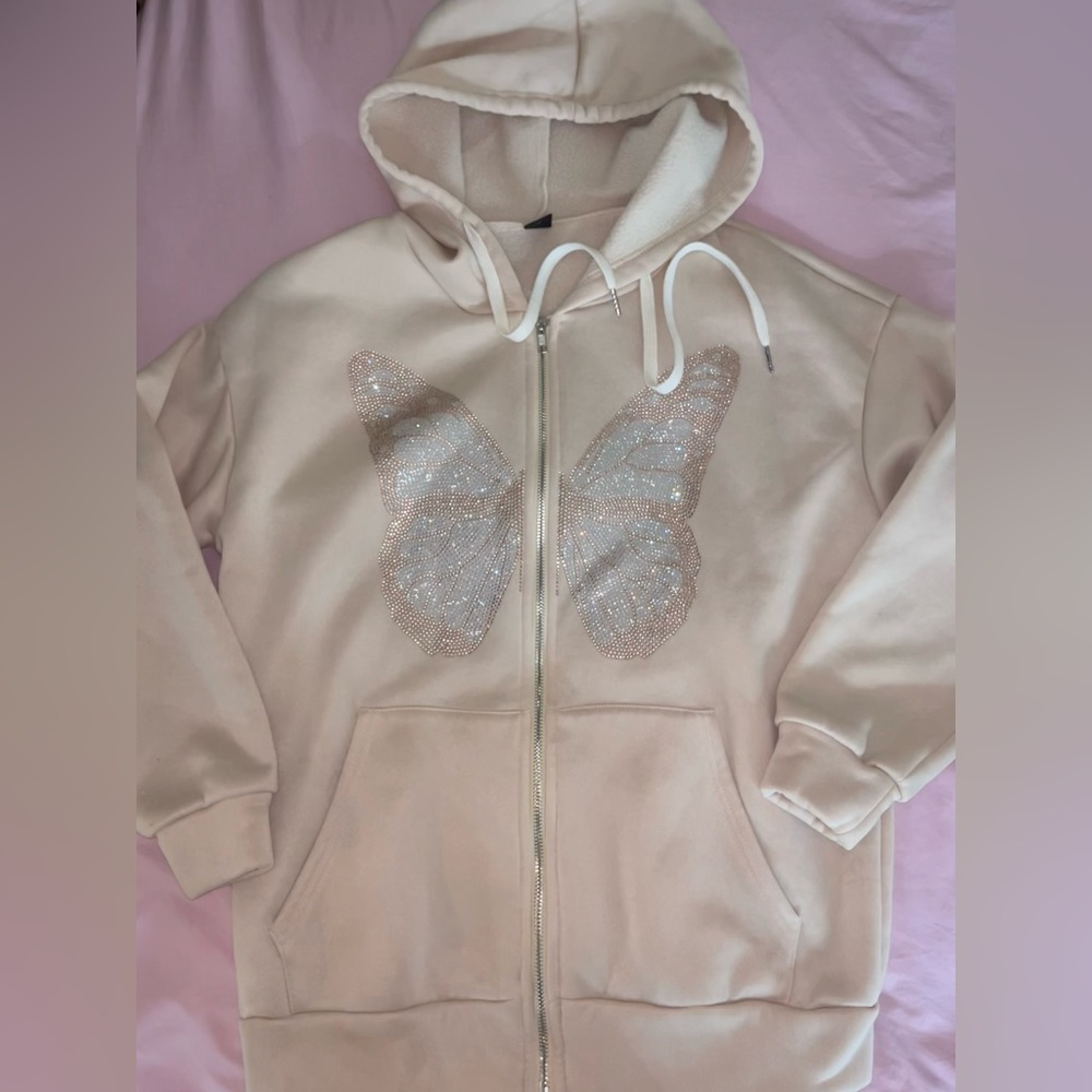 shein butterfly jacket